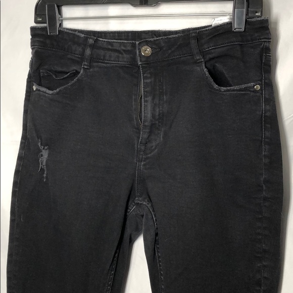 H&M Divided Black distressed jeans - Picture 2 of 6